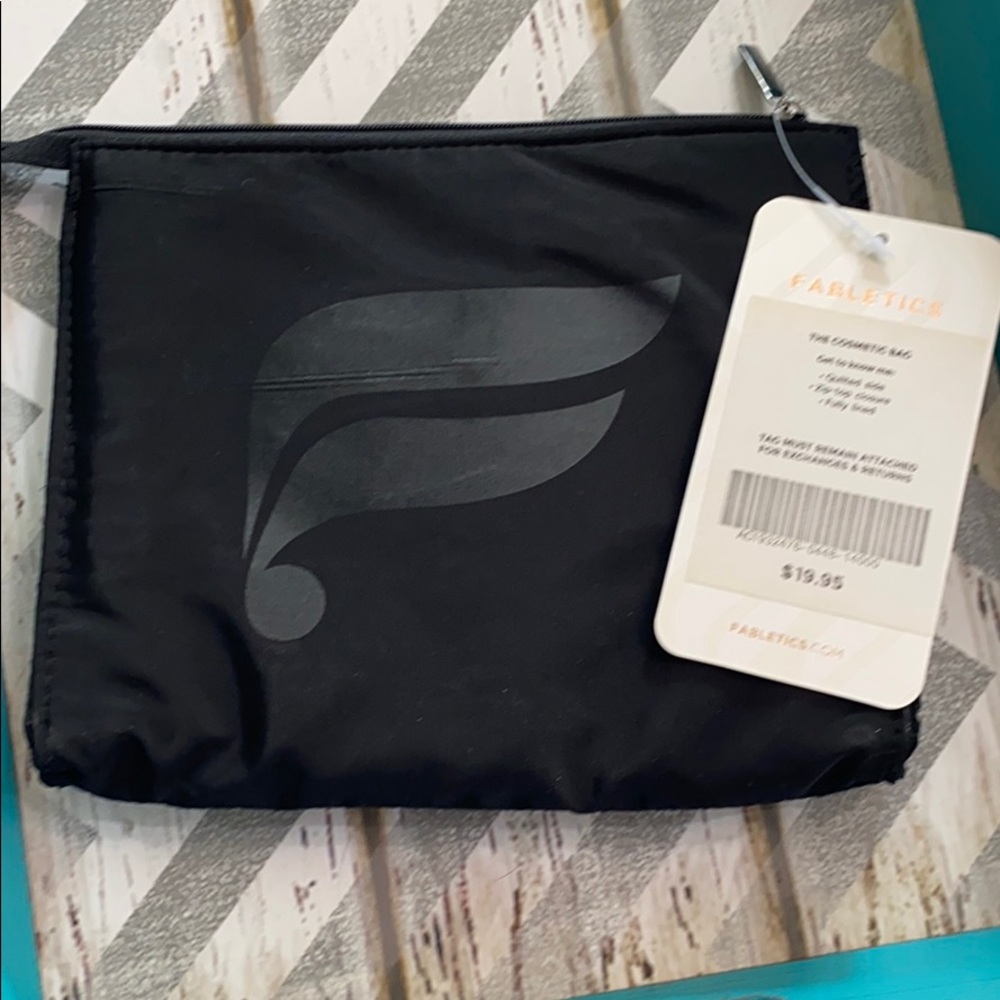 NWT Fabletics Cosmetic Bag.